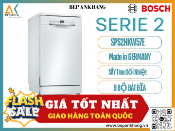 Máy rửa chén bát Bosch Độc lập Serie 2  SPS2HKW57E - Made in Poland